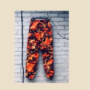 Rothco BDU Savage Orange Camo Cargo Pants